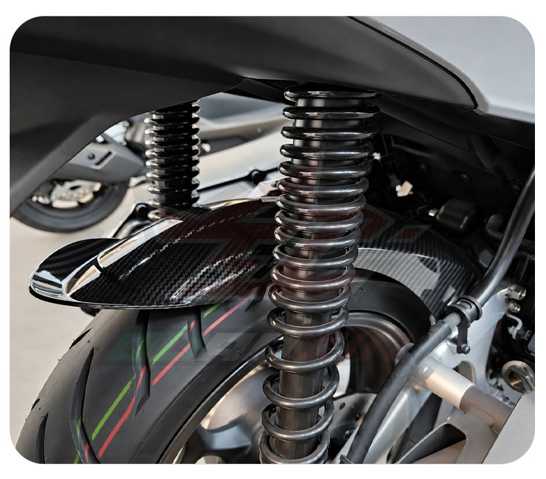 Suitable for Honda Pcx160 Motorcycle Modified Extended Fender Rear Mud Tile Sand Shield Mudguard Sand Shield
