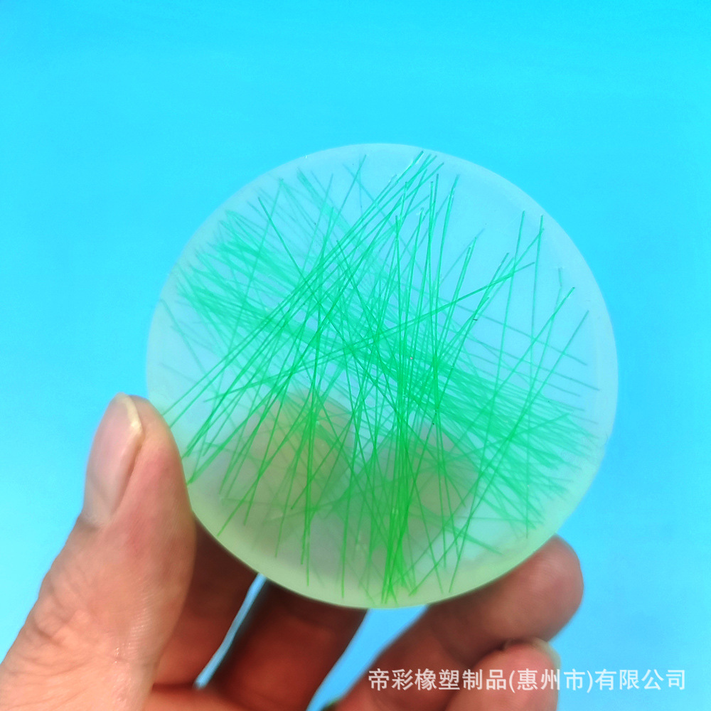 Round silk thread (green)