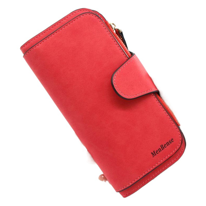 Nueva moda de las mujeres billetera hebilla estudiante monedero de La Moneda larga de la cremallera de la cartera femenina de las mujeres Cartera de Embrague