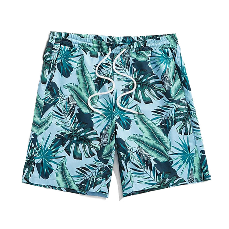 Men's Summer round Neck Short Sleeve Beach Pants Set 3D Print Hawaiian Style Trendy Two Piece Casual Clothing_viptrois.com