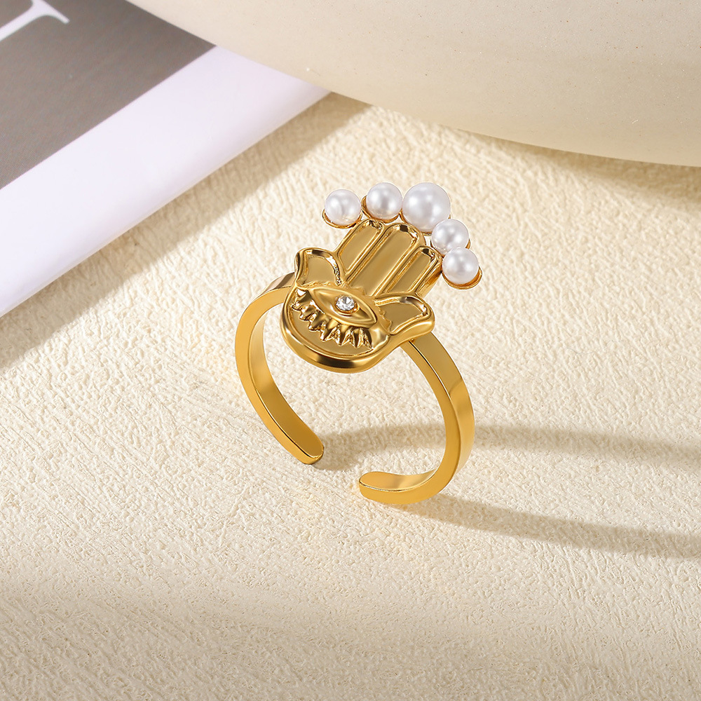 8g Weight 0.03µm-0.05µm Gold Plating Thickness PVD Coated Gold Plating Process 18K Real Gold Plated Plating Material Zircon Inlay Material Open Rings Classification 1 Piece Quantity Casual, Daily, Shopping Occasion 304 Stainless Steel Material Waves, Crown Pattern All Seasons Season Women's Gender Elegant, Classic Style, Affordable luxury style Style Waterproof Non Tarnish, Plating Craft PVD Coated Real Gold Plated 18K Gold Waves Crown 304 Stainless Steel Elegant Classic Style Affordable Luxury Style Waterproof Non Tarnish Open Rings 7