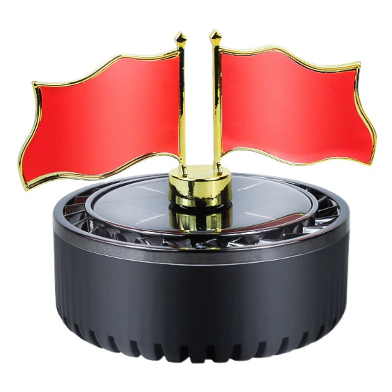 Автомобильные парфюмерные украшения автомобильный держатель аромата для удаления запаха автомобиля центральная консоль аромата Солнечный красный флаг Ароматические украшения