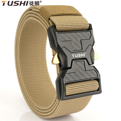 New Quick-Release Buckle Tactical Nylon Belt Workwear Outdoor Training Pants Belt Casual Men's Belt Factory Wholesale
