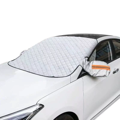 Car Windshield Anti-Freeze Cover, Car snow shield - double-ear-double-layer-simple-model-remarks-model