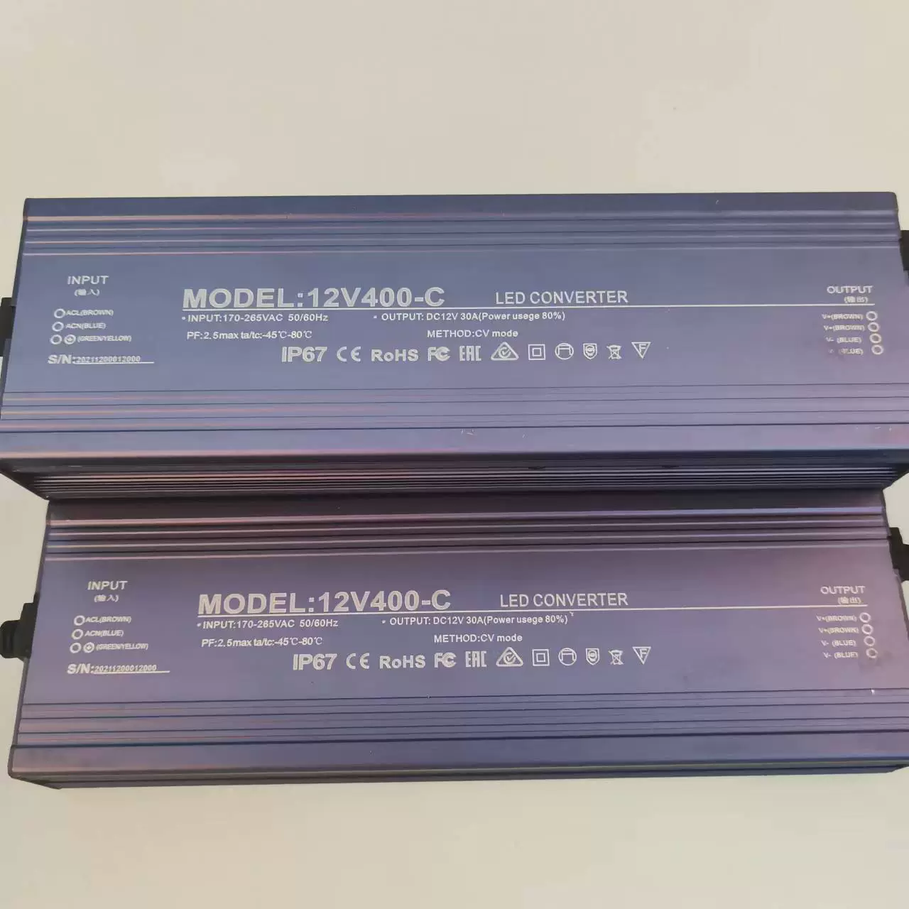 LED водонепроницаемый выключатель, поверочный источник питания, 400W, 12В