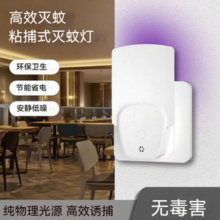 Cross-Border New Plug-In Flying Insect Sticky Trap Household Indoor Mosquito Killer Lamp Suitable for Mosquito and Fruit Flies Wholesale