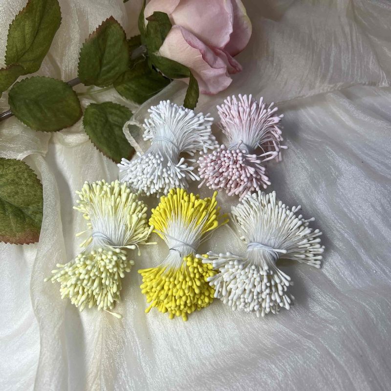 ジュエリーアクセサリー DIY 花芯ツイストスティック花材石膏ヘアピン花芯花芯シミュレーション|undefined