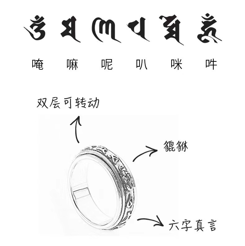 招财转运貔貅戒指