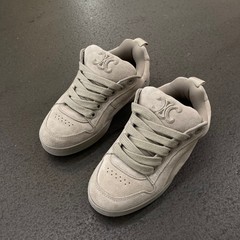 高品质凯旋门休闲百搭复古面包鞋舒适耐磨系带情侣板鞋翻毛皮绒面
