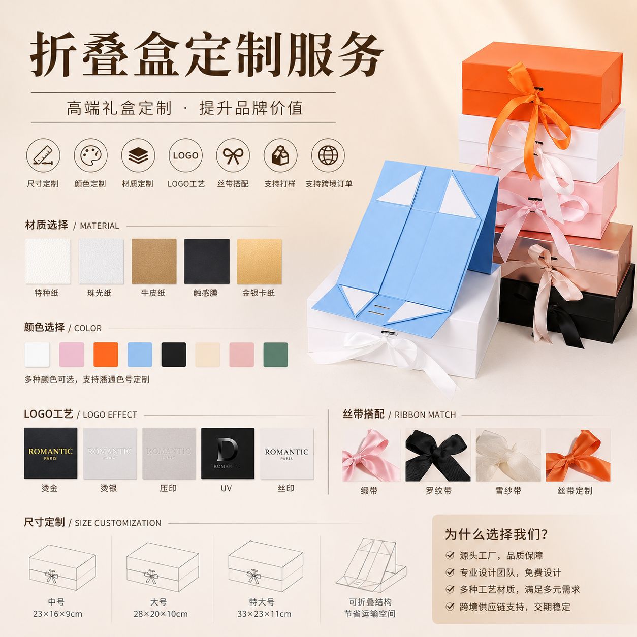 Ropa de una pieza caja de regalo plegable personalizada ropa bufandas caja de regalo flip bow caja vacía impresión logotipo image 3
