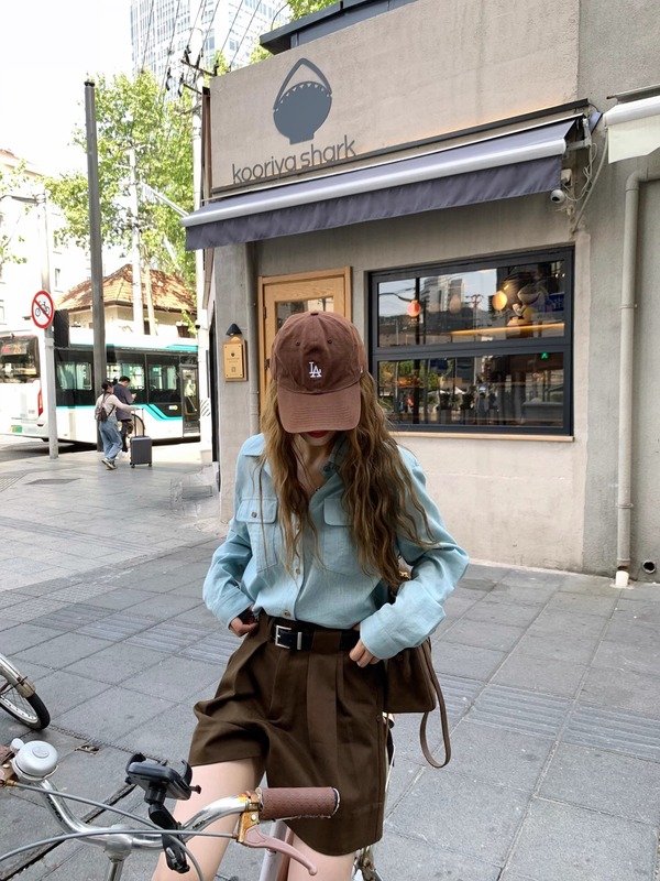 夏新款穿搭防晒极简老钱风天丝亚麻衬衣女高腰短裤套装女|undefined