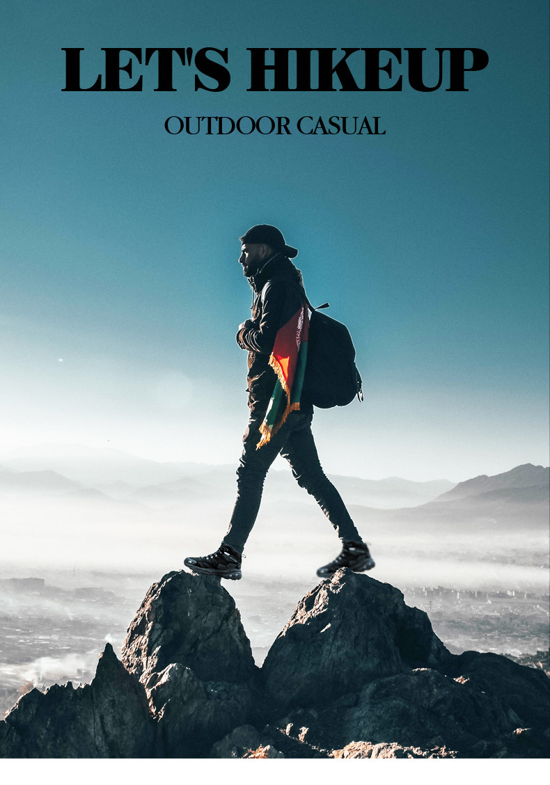 Men's High-Top Waterproof Shoes