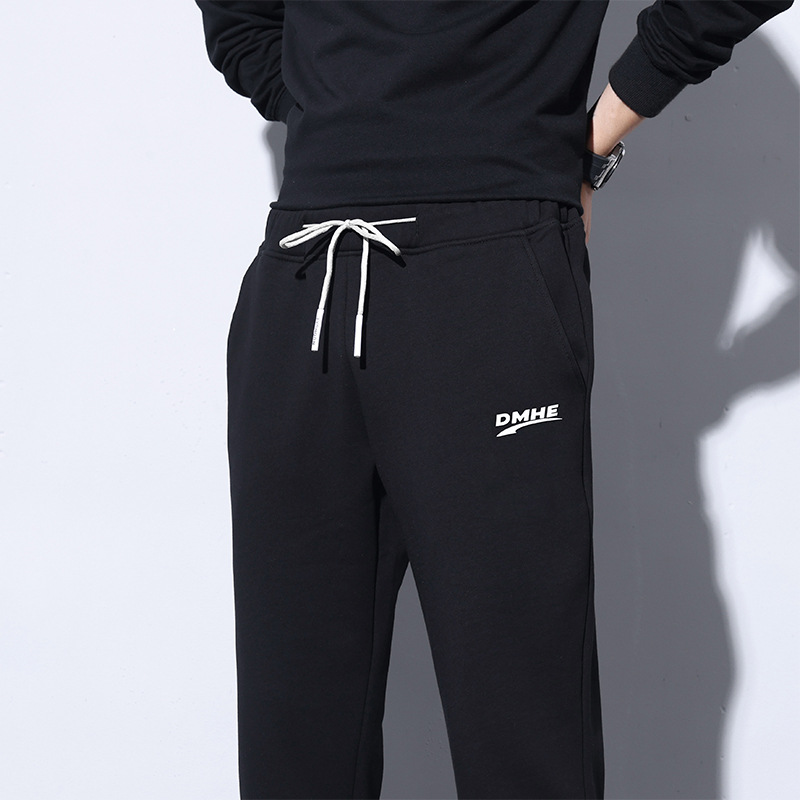 Slim fit adelgazamiento pantalones casuales cómodos de los hombres sueltos elásticos pantalones largos de los hombres de moda de todos los partidos rectos pantalones deportivos hombres
