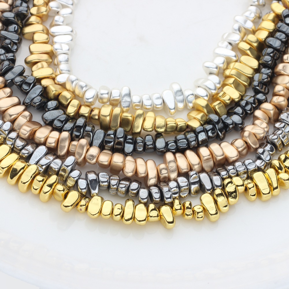 1 Set Natural Stone Irregular Solid Color DIY Jewelry Accessories Beads display picture 5