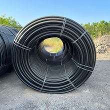 pe穿线管32电力电缆保护管黑色塑料75市政工程路灯地埋pe盘管