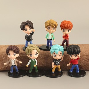 7 Youth League hand-made anime peripheral cartoon toy doll cake decoration