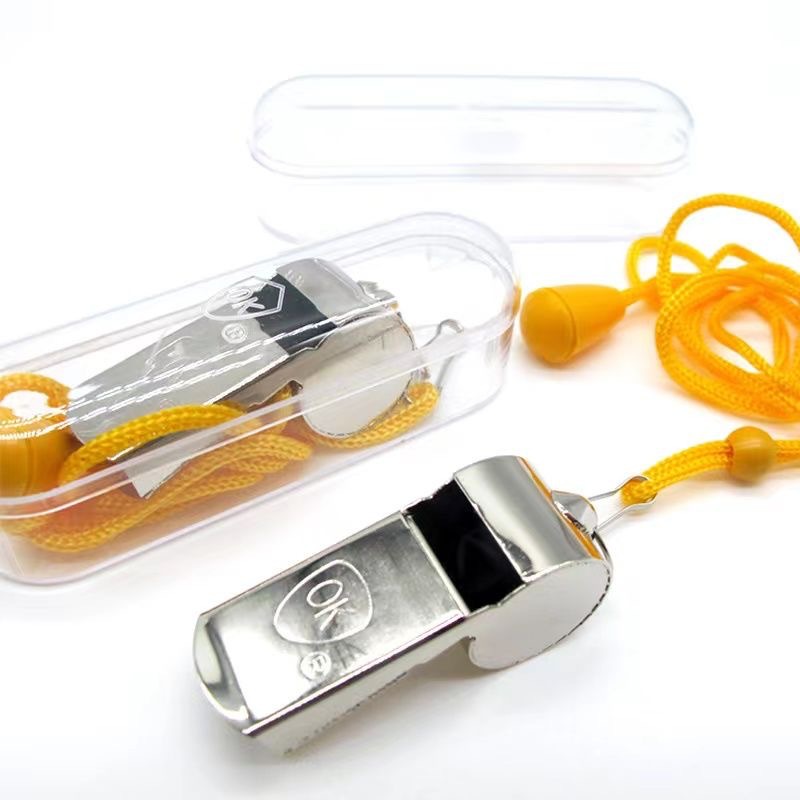Manufacturer of metal whistles, wholesale for coaches, physical education teachers, referees, competition metal whistles, life-saving whistles, outdoor use