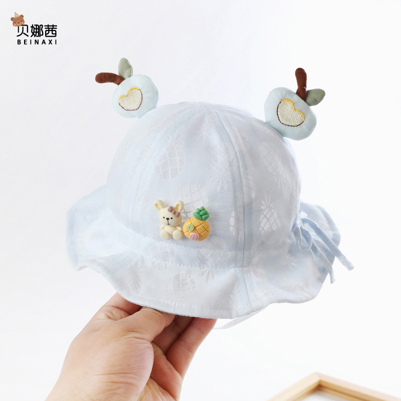 Baby pescador sombrero primavera-verano 2023 nuevo lindo super lindo sombrero de bebé sombrero de sol para mujeres y hombres sombrero de bañera de sol sombrero de sol