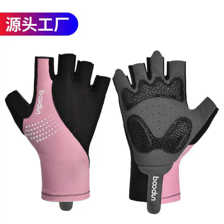 Производители Новые летние перчатки для верховой езды на открытом воздухе велосипедные перчатки с половиной пальцев Нескользящие амортизирующие перчатки для верховой езды на дорожном велосипеде