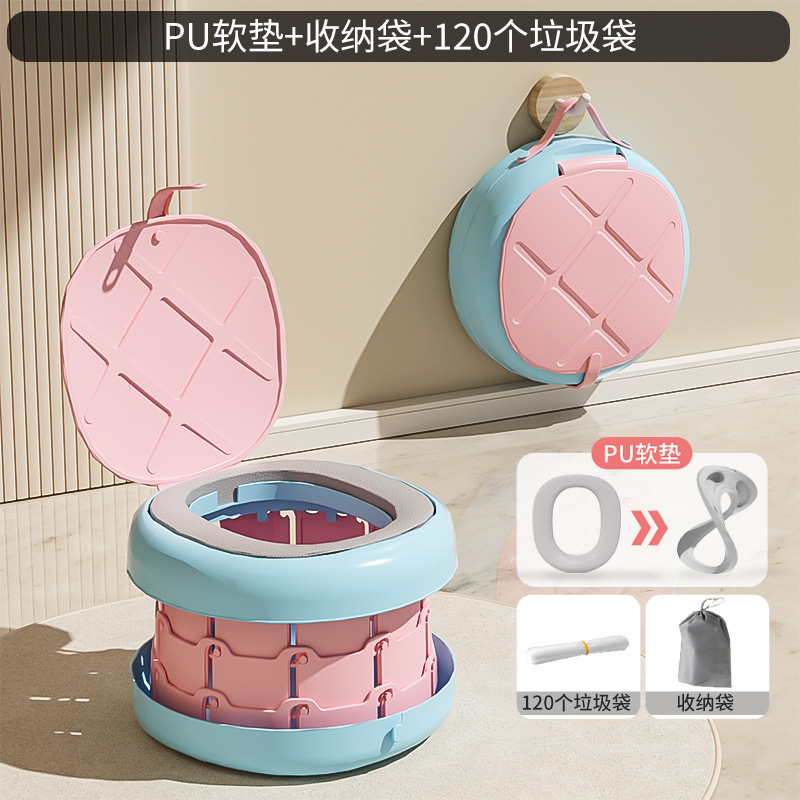 Inodoro plegable para niños orinal portátil para hombres de los niños orinal al aire libre inodoro de viaje para bebé