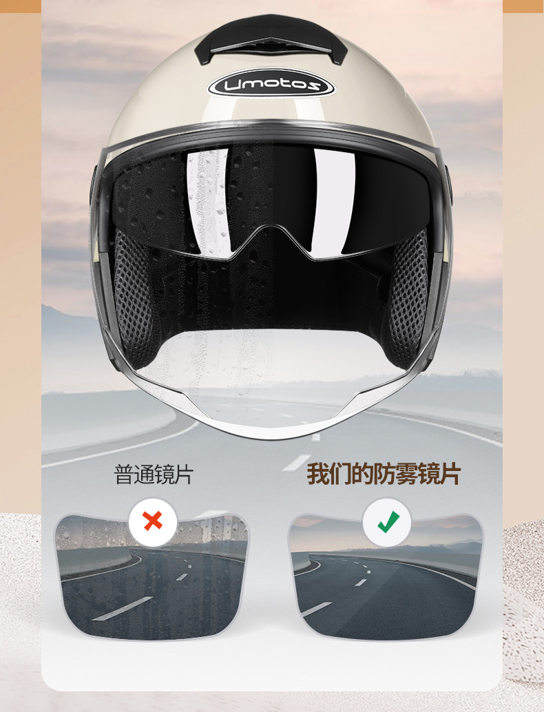 Electric Motorcycle Helmet, Universal, All Seasons