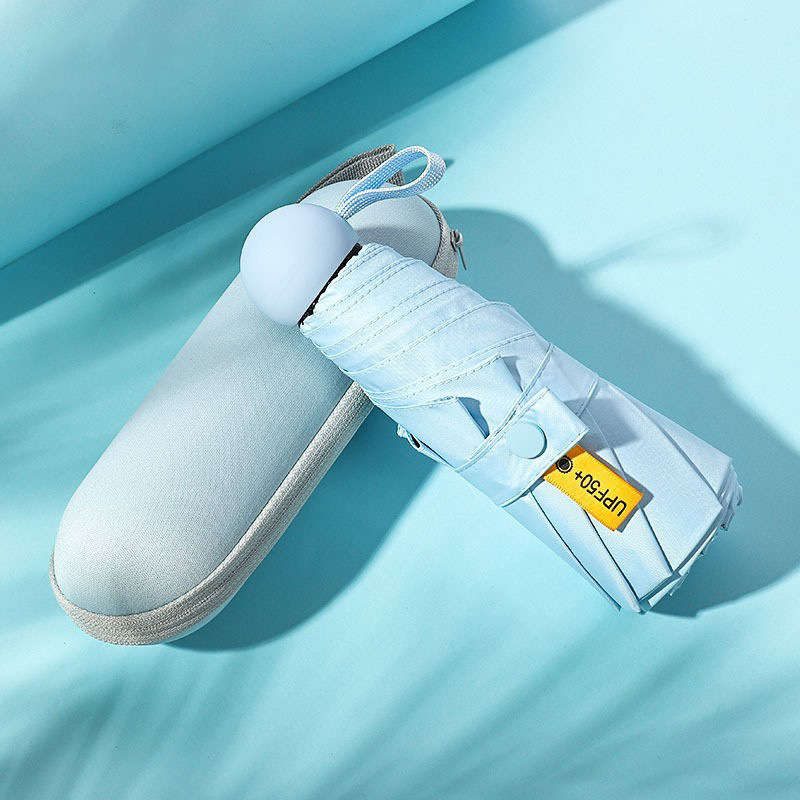 라이트 블루 캡슐 상자