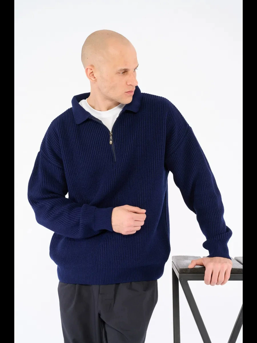 Мужской свитер с половинной молнией (Zip Sweater)