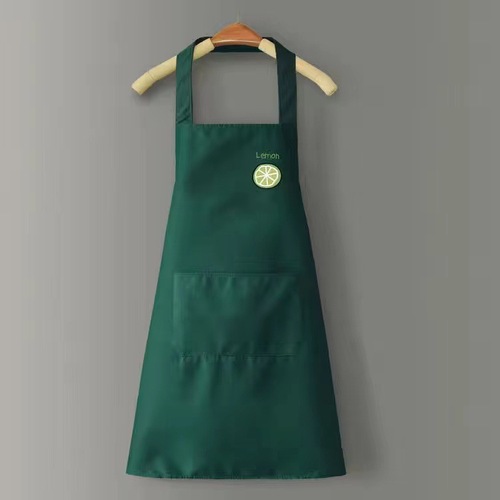 Home Kitchen Apron Washable Hand Waterproof Oilproof Simple Workwear Gift Belt for Men and Women with Custom Printed LOGO