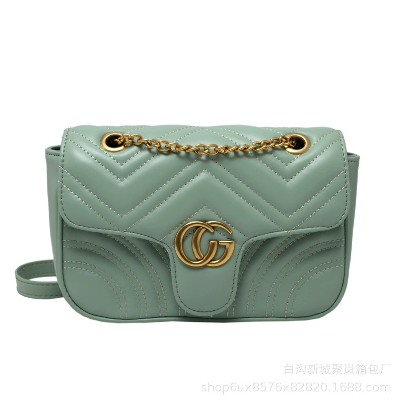 Сумка через плечо (в стиле chanel) с ромбовидной стёжкой, цепочный ремень, несколько цветов