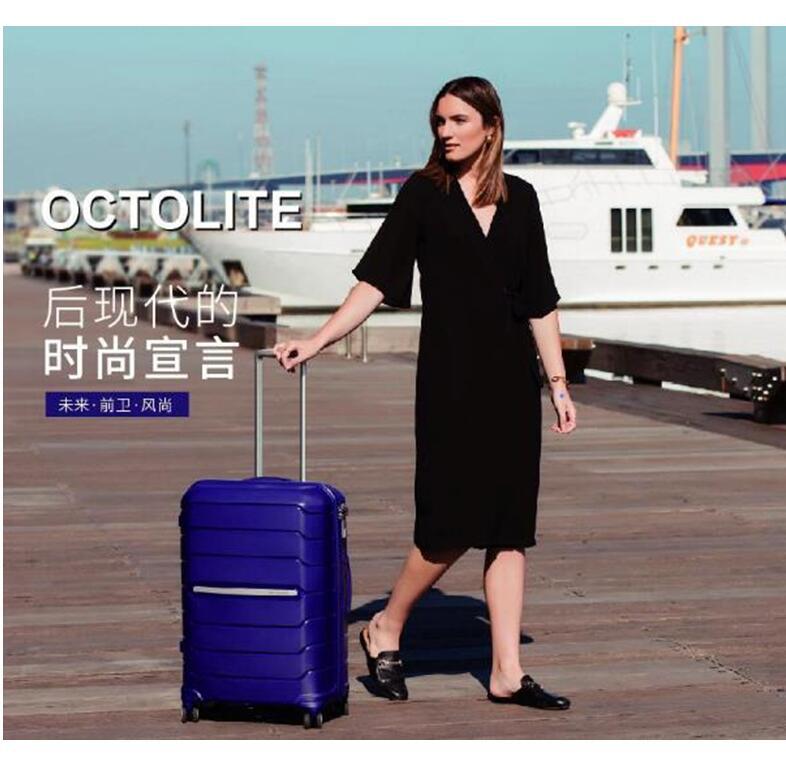 I72 * 41001 Samsonite four-wheel luggage case 55/20