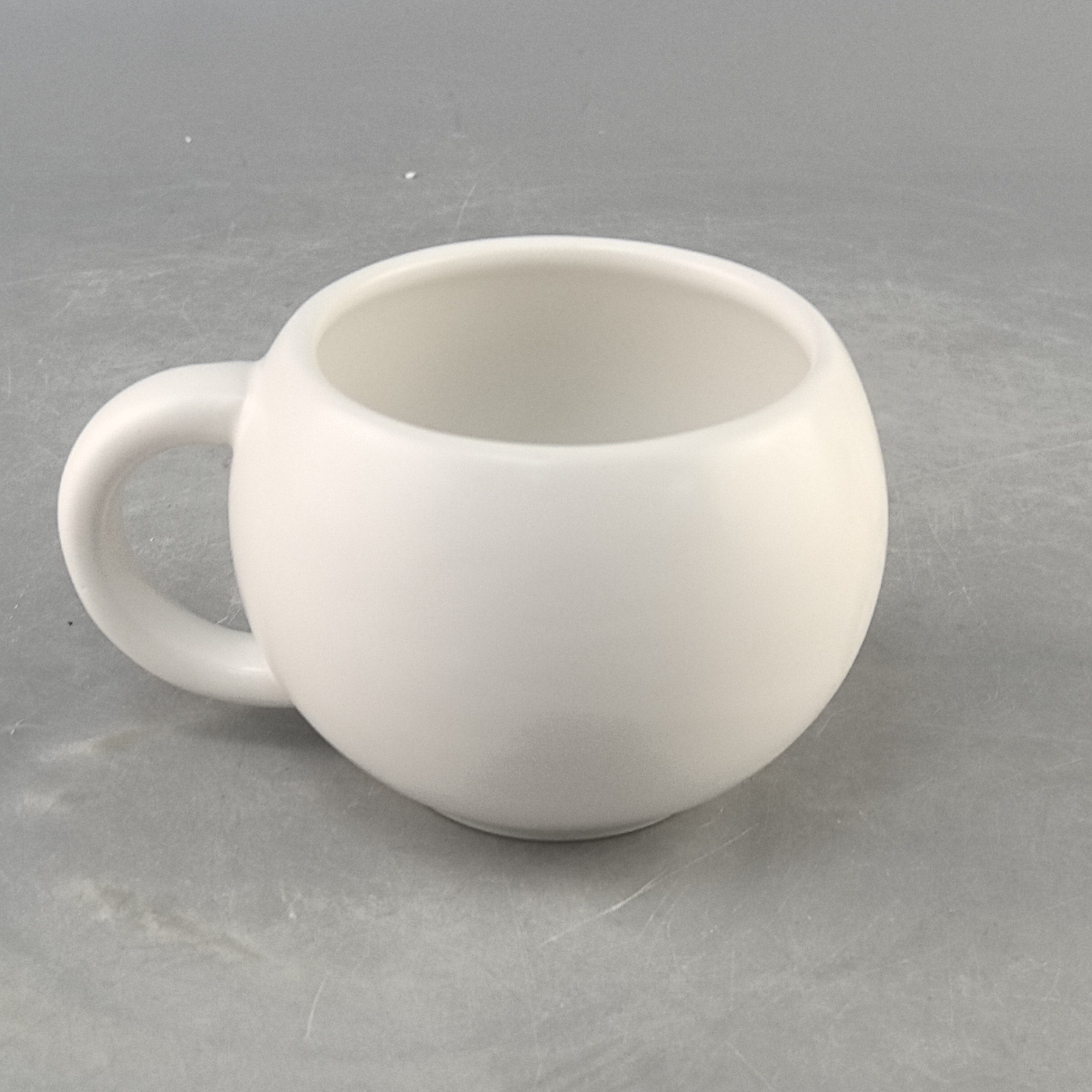 Taza de cerámica blanca creativa, taza de café, taza de agua, regalo de mano, taza de cerámica hecha a mano transfronteriza