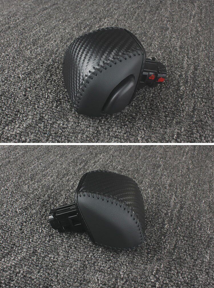 New RAV4 gear shift handle cover, Weilanda gear shift cover, gear shift lever head cover, genuine leather gear shift cover modification