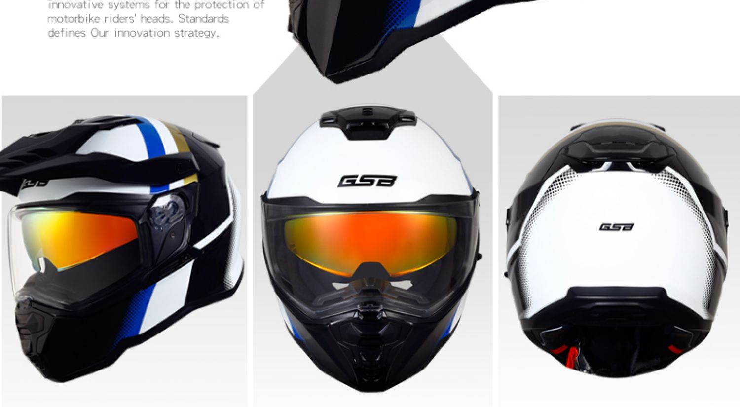 Rally Helmet Motorcycle Dual Lens Summer Full Helmet 3C Certified