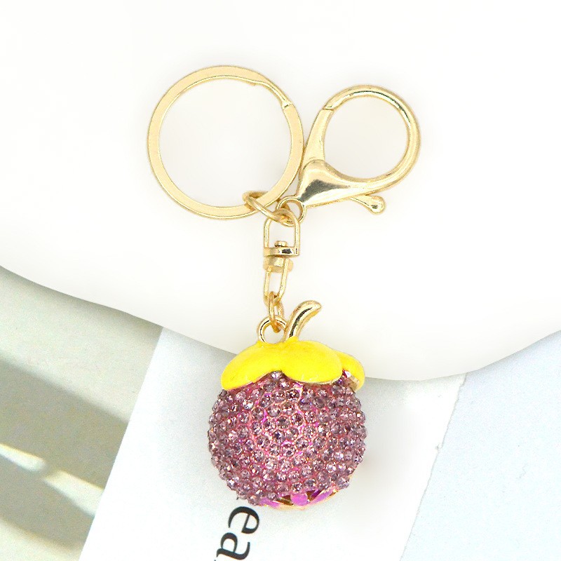 Llavero de cereza esmaltado personalizable