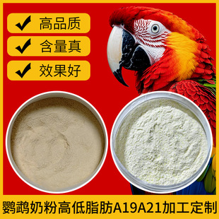 Pet Parrot Milk Powder A21 Low-Fat A19 High-Fat Baby Bird Special Milk Powder Milk Powder Nutritional Supplement Customization