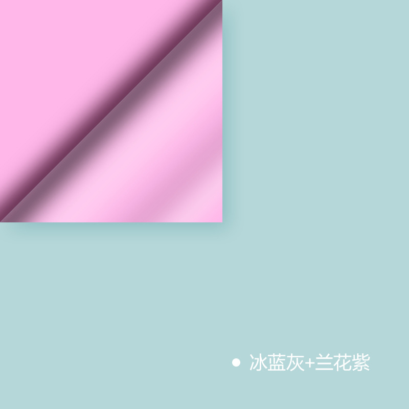 Fábrica de fiestas de flores de venta transfronteriza en caliente de papel de embalaje de flores de doble color, material de embalaje de flores, papel de embalaje de regalos