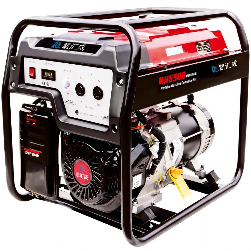 凯汇成品牌3-9kw电启动手启动220/380V单缸汽油发电机组