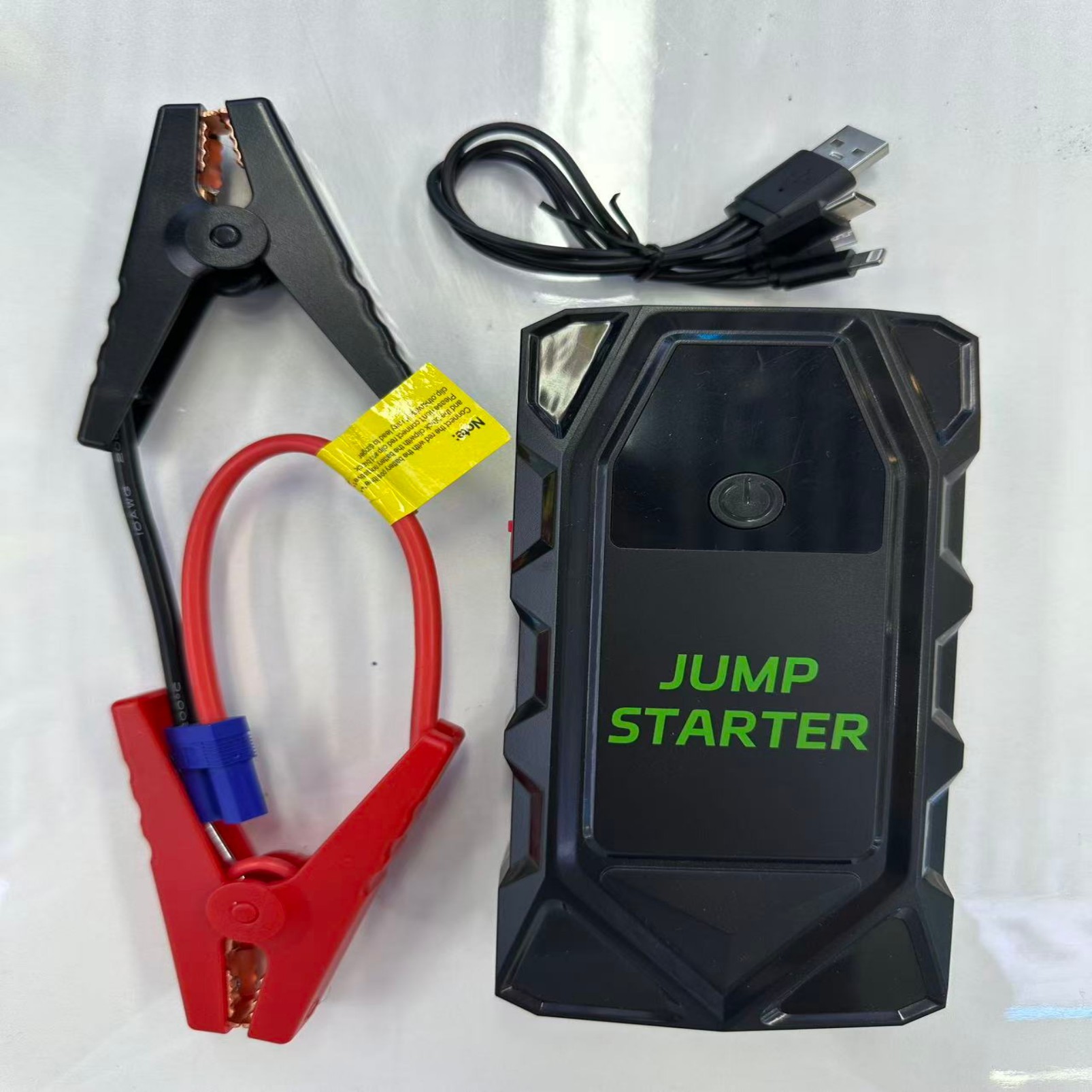 12V Portable Wireless Car Air Compressor Emergency Starter All-in-One Power Supply Car Jump Starter Power Bank