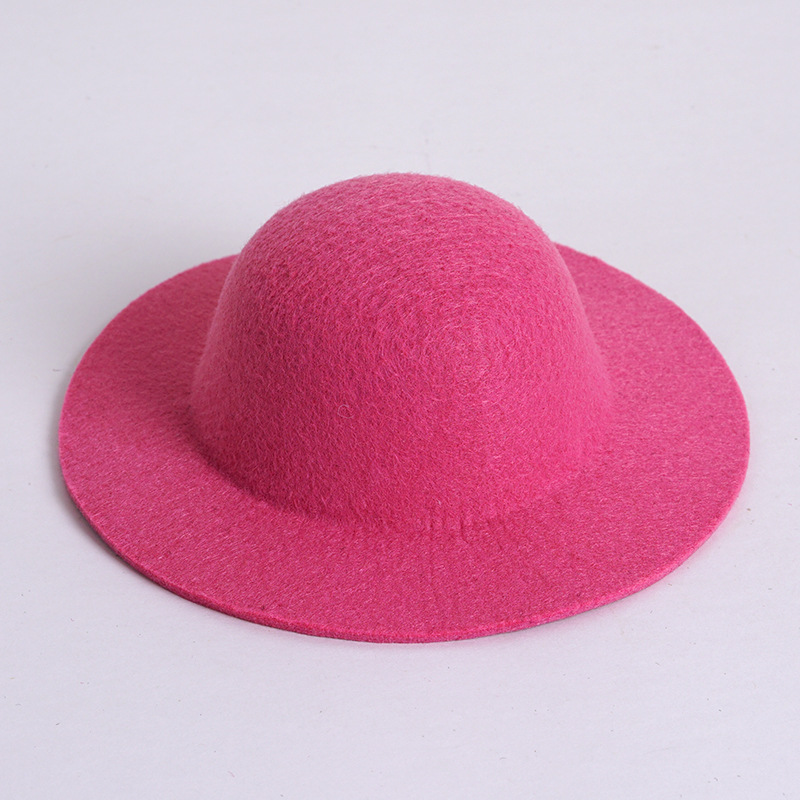 Labu nuevo sombrero de feltero abierto sombrero de cúpula sombrero accesorios de moda sombrero mini sombrero muñeca