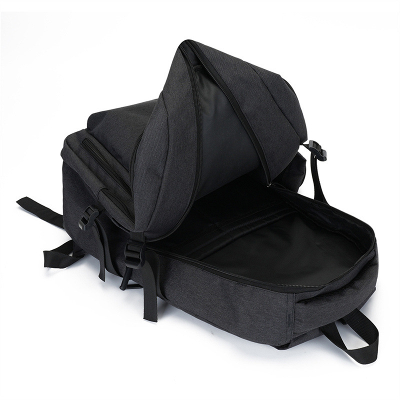 Mochila de gran capacidad, mochila de estudiantes, nuevo estilo de estudiantes universitarios, simple y versátil, diseño de nicho multicapa, mochila de carga reducida.