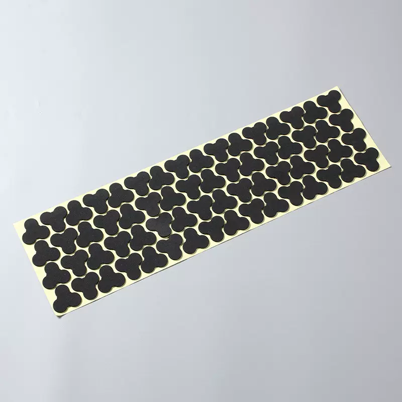 18650锂电池三连环实心耐高温快巴纸面垫 背胶红岗纸绝缘垫片