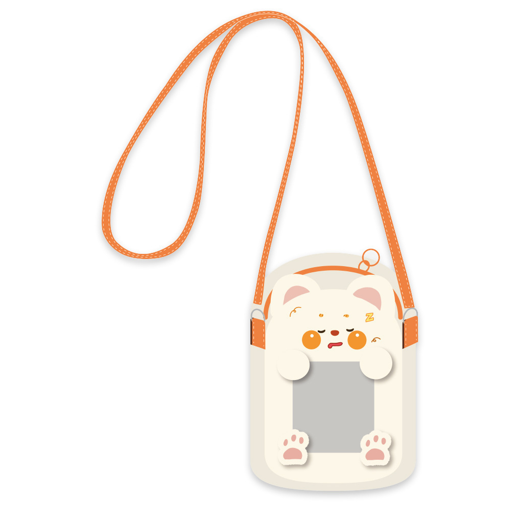 FuTumelo bolso de hombro de peluche Gatsugu y sus amigos serie de bar decoración bolsa de peluche mochila