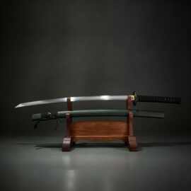 手工日本刀覆土烧刃居合刀东洋长刀katana影视道具收藏摆件未开刃