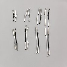 厂家直销松紧带铁扣弹力绳两头倒扣皮筋面具绳活页本绑绳金属卡扣