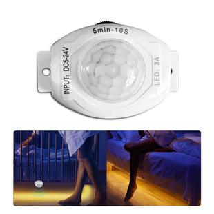 Dc5-24V Human Body Sensor Controller Led Intelligent Light Sensor Controller Lamp with 2835 Bedroom Wardrobe Cabinet Light