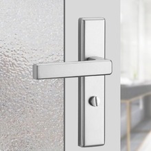 卫生间门锁浴室洗手间单舌门把手室内通用型玻璃门无钥匙厨房把手