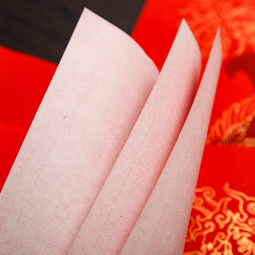 Gold list, red couplets on ten thousand years of red rice paper, with the word 