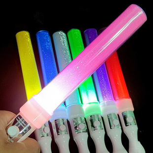Fluorescent Stick Large Concert Party Atmosphere Props Luminous Luminous Stick Handheld Support Stick Art Silk Flower