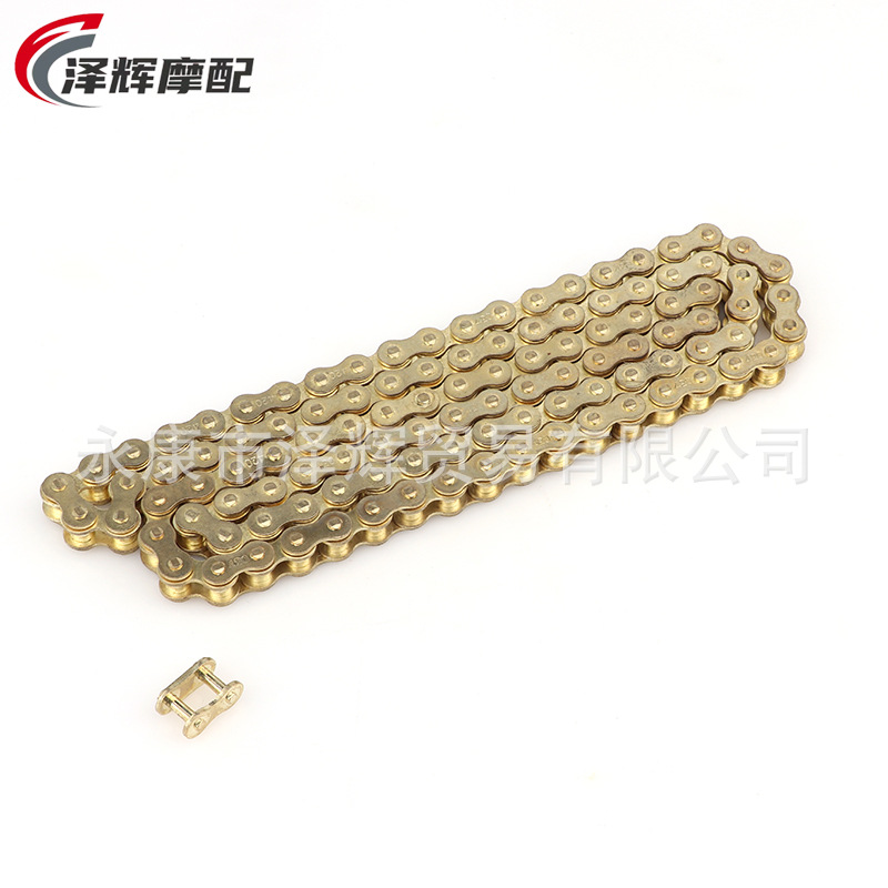 越野摩托车ATV四轮沙滩车配件 420型50-125CC链条传动链CRF QUad