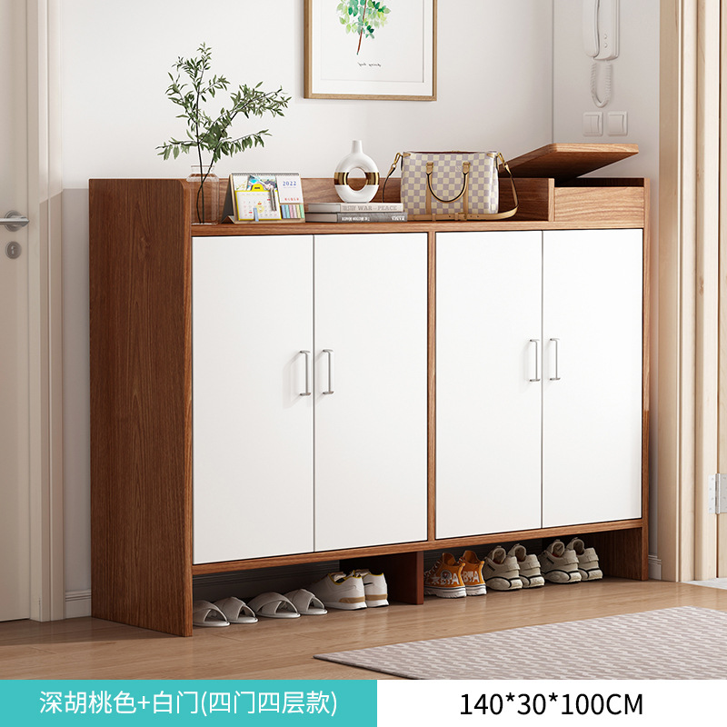 [두껍고 키가 큰] 140cm 깊은 호두 흰색